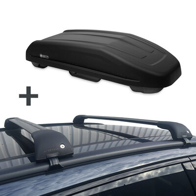 Modula Dachbox Evo 470 Liter + Nordrive Dachtr&auml;ger Ford B-Max 2012 - 2018