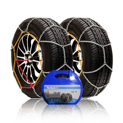 PerfectFit Schneeketten 9mm Mg MG4 ab 2021 f&uuml;r Ihre Reifengr&ouml;&szlig;e 205/60R16