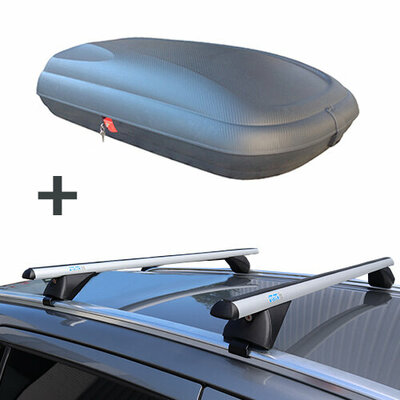 ArtPlast Dachbox 320 Liter + PerfectFit Dachtr&auml;ger BMW 3ers Touring ab 2012