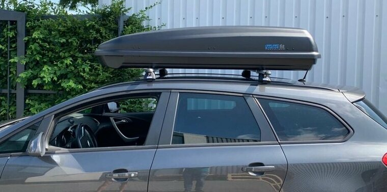 PerfectFit Dachbox 500 liter - Matt Schwarz