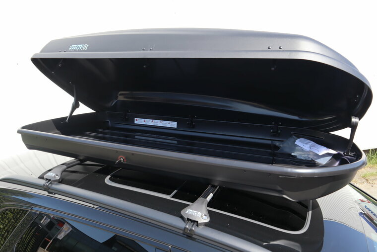 PerfectFit Dachbox 500 liter - Matt Schwarz