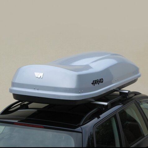 Farad Dachbox Marlin N11 530 Liter - Hochglanz Grau