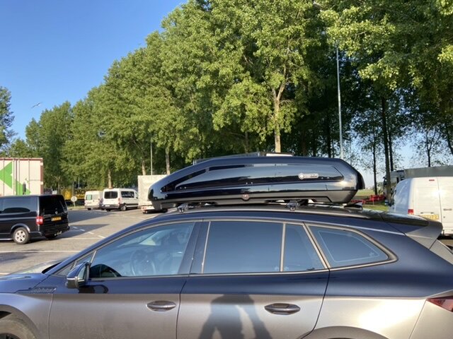 Modula Dachbox Evo 550 Liter - Hochglanz schwarz