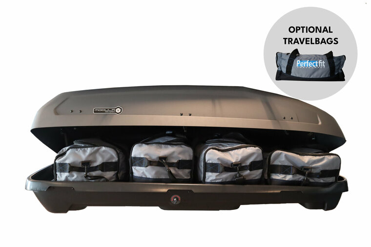 Modula Dachbox Evo 470 Liter - Hochglanz schwarz