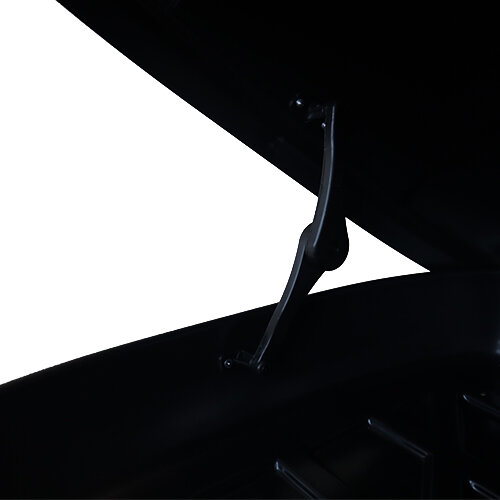 PerfectFit Dachbox 400 Liter + Nordrive Dachtr&auml;ger Renault Twingo 5-t&uuml;rig Flie&szlig;heck 09/2014 - 11/2024