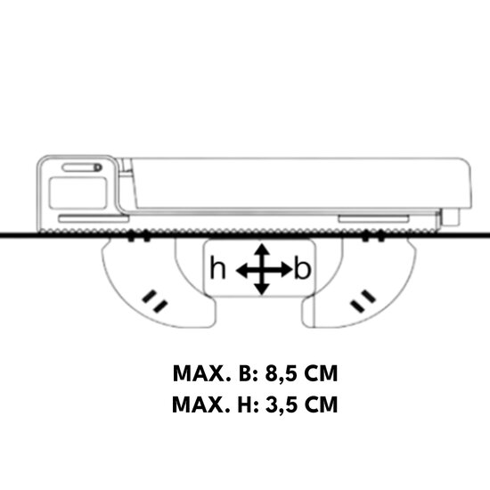 Farad Dachbox Marlin N7 680 Liter - Hochglanz Schwarz