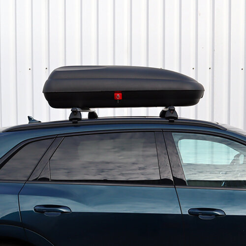 Artplast Dachbox 320 Liter + Nordrive Dachtr&auml;ger Renault Twingo 5-t&uuml;rig Flie&szlig;heck 09/2014 - 11/2024