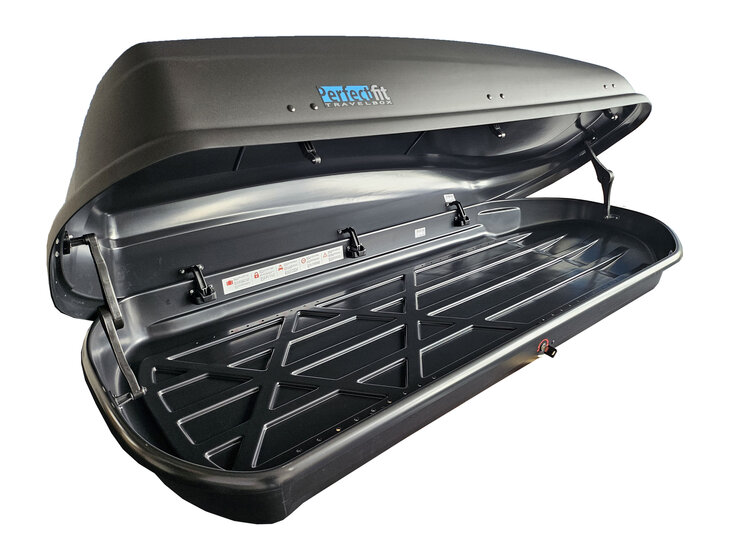 PerfectFit Dachbox 440 Liter + Nordrive Dachtr&auml;ger DS5 12/2011 - 12/2018