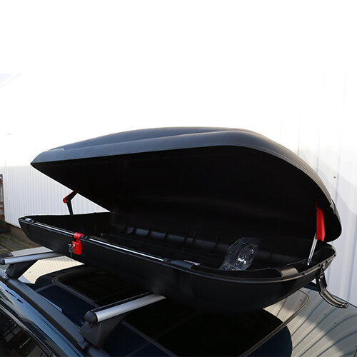 ArtPlast Dachbox 400 Liter + PerfectFit Dachtr&auml;ger Hyundai Genesis 4-t&uuml;rige Limousine ab 2015