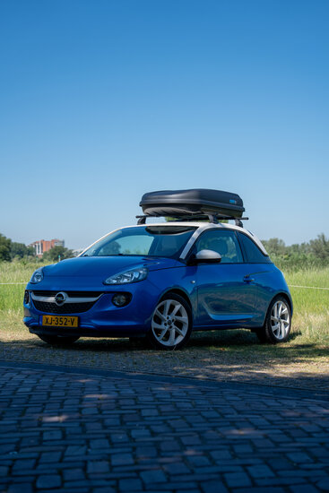 PerfectFit Dachbox 400 Liter + Nordrive Dachtr&auml;ger Lancia Delta 5-t&uuml;rig Flie&szlig;heck 06/2008 - 06/2015