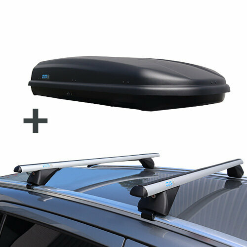 PerfectFit PerfectFit Dachbox 500 Liter + PerfectFit Dachtr&auml;ger Jaguar XF Sportbreak ab 2018