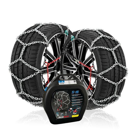 Snowdrive Schneeketten 16mm Toyota Land Cruiser 150/300 ab 2010 f&uuml;r Ihre Reifengr&ouml;&szlig;e 265/60R18