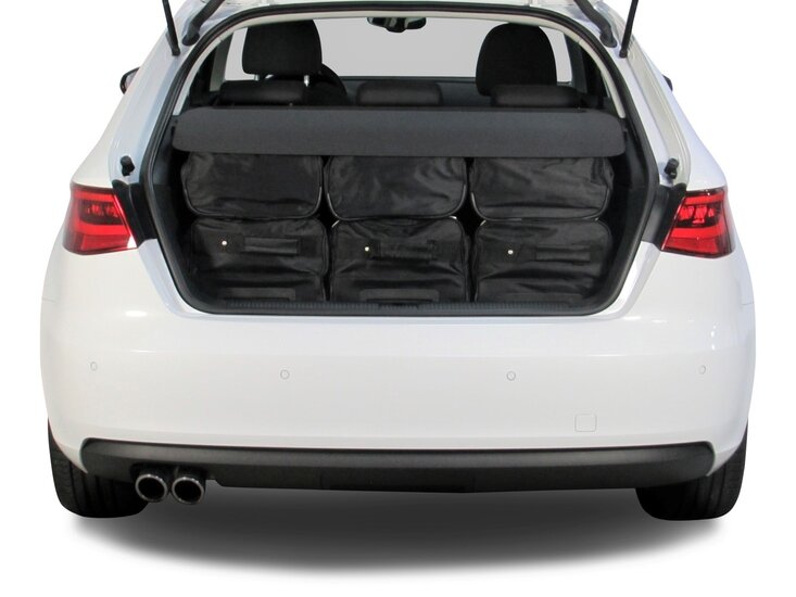 Carbags Reisetaschenset Audi A3 (8V) 2012-2020 3-T&uuml;rer Schr&auml;gheck