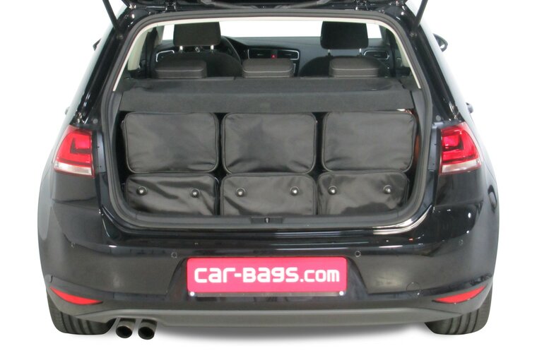 Carbags Reisetaschenset Volkswagen Golf VII (5G) 2012-2020 3 &amp; 5-T&uuml;rer Schr&auml;gheck