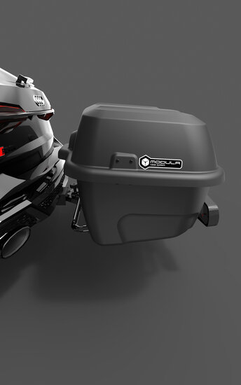 Modula Recargo - Heckbox Anh&auml;ngerkupplung Anthrazit/Schwarz