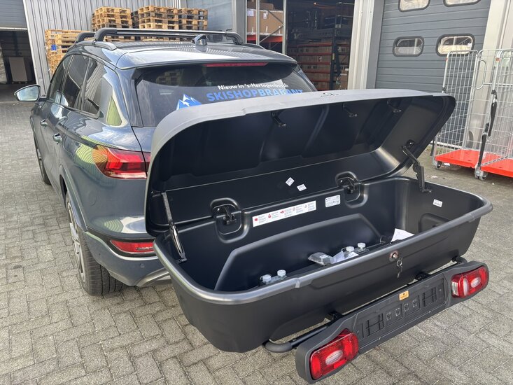 Modula Recargo - Heckbox Anh&auml;ngerkupplung Anthrazit/Schwarz