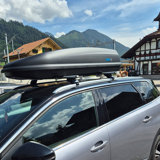 PerfectFit Dachbox 440 Liter + PerfectFit Dachtr&auml;ger BMW 5ers Touring 2017 - 2023