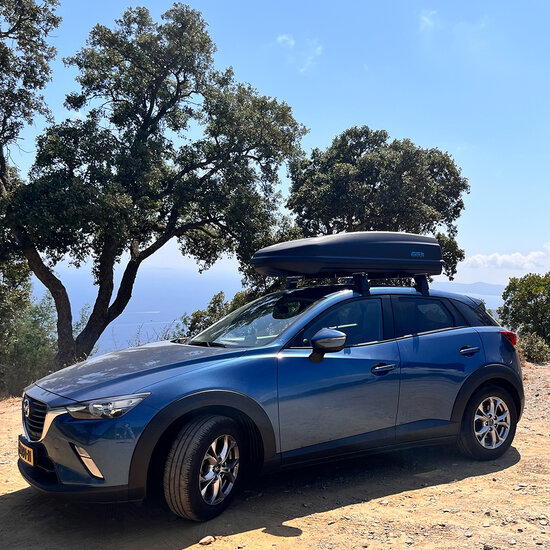 PerfectFit Dachbox 440 Liter + PerfectFit Dachtr&auml;ger BMW X4 2015 - 2018