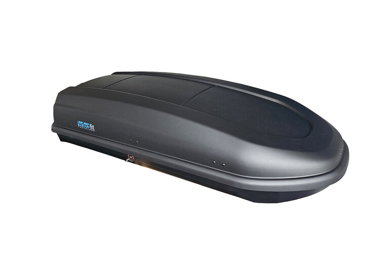 PerfectFit Dachbox 440 Liter + Nordrive Dachtr&auml;ger Mercedes CLA Shooting Brake 08/2019 - 05/2023