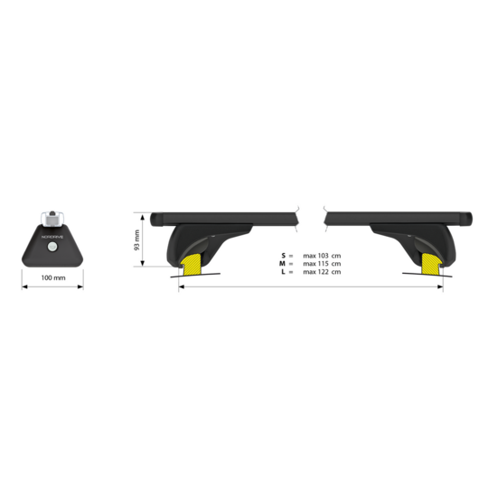 Nordrive Dachtr&auml;ger Ford Edge 2016 - 2021