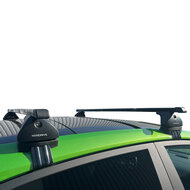PerfectFit Dachbox 400 Liter + Nordrive Dachtr&auml;ger Renault Twingo Open Air 5-t&uuml;rig Flie&szlig;heck 09/2014 - 06/2019