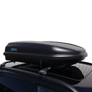 PerfectFit Dachbox 400 Liter + Nordrive Dachtr&auml;ger Renault Twingo Open Air 5-t&uuml;rig Flie&szlig;heck 09/2014 - 06/2019
