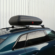 Artplast Dachbox 320 Liter + Nordrive Dachtr&auml;ger Renault Twingo 5-t&uuml;rig Flie&szlig;heck 09/2014 - 11/2024