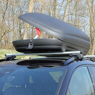 Artplast Dachbox 320 Liter + Nordrive Dachtr&auml;ger Renault Twingo 5-t&uuml;rig Flie&szlig;heck 09/2014 - 11/2024