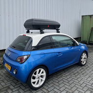 Artplast Dachbox 320 Liter + Nordrive Dachtr&auml;ger Renault Twingo 5-t&uuml;rig Flie&szlig;heck 09/2014 - 11/2024