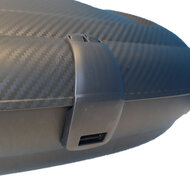 ArtPlast Dachbox 400 Liter + PerfectFit Dachtr&auml;ger Hyundai Genesis 4-t&uuml;rige Limousine ab 2015