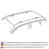 ArtPlast Dachbox 320 liter + PerfectFit Dachtr&auml;ger Subaru Crosstreck 5-t&uuml;rig Flie&szlig;heck ab 2011