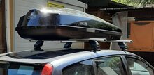 Modula Dachbox Ciao 430 Liter - Hochglanz schwarz