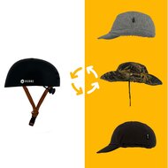 Vizorz SwitchCap Fahrradhelme - Camel urban