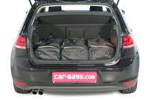 Carbags Reisetaschenset Volkswagen Golf VII (5G) 2012-2020 3 &amp; 5-T&uuml;rer Schr&auml;gheck