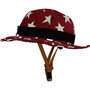 Vizorz SwitchCap Fahrradhelme - Red stars stylish