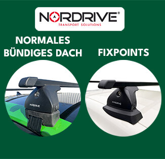 Nordrive EVOS Dachträger für glatte Dächer und/oder Fixpunkte | Blog 
